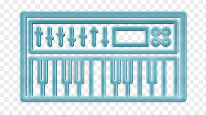 Piano Icon Detailed Devices Synthesizer PNG