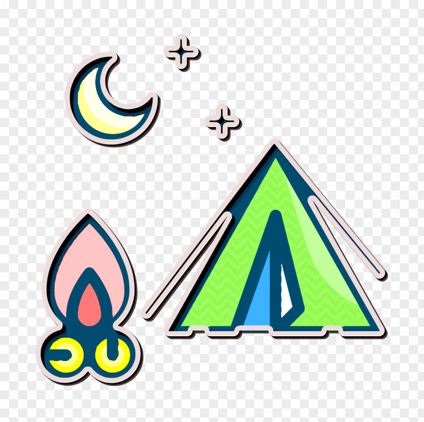 Tent Icon Travel Camping PNG