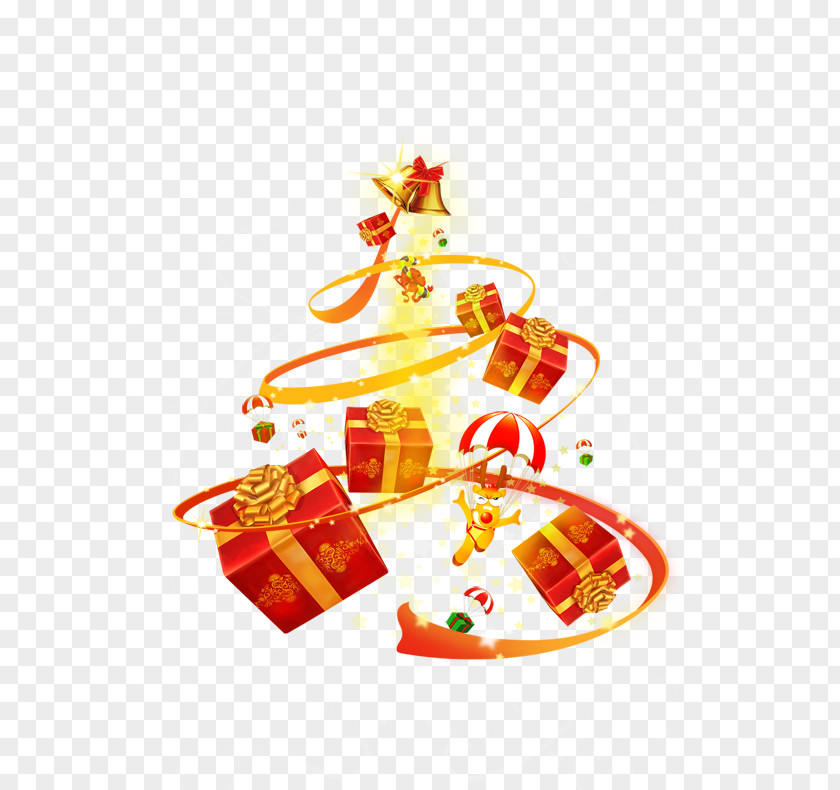 Tornado Gift Santa Claus Christmas PNG