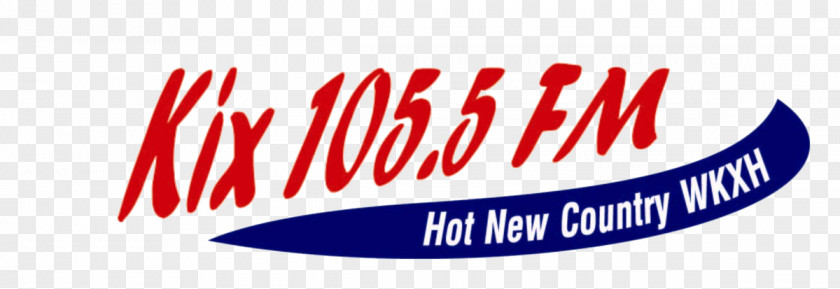 Kix 105.5 FM WKXH Logo Brand Font PNG