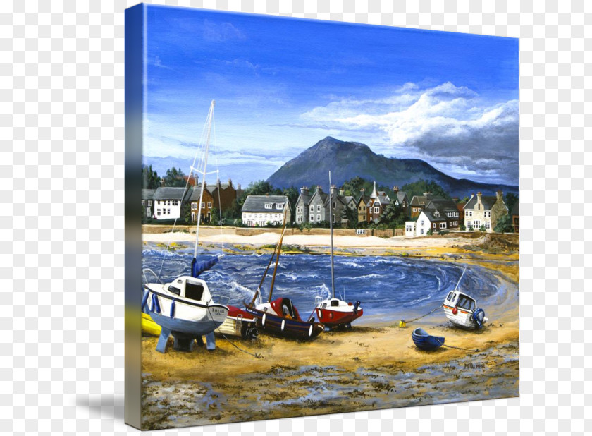 Painting Water Transportation Resources Leisure Vacation PNG