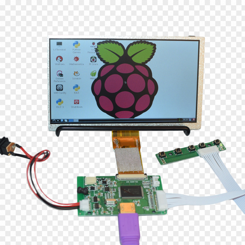 Raspberry Pi Display Device Laptop Remote Controls Computer PNG