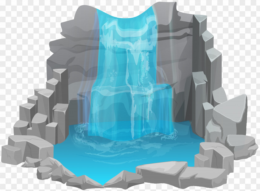 Chinese Waterfall Clip Art Openclipart Vector Graphics Image PNG