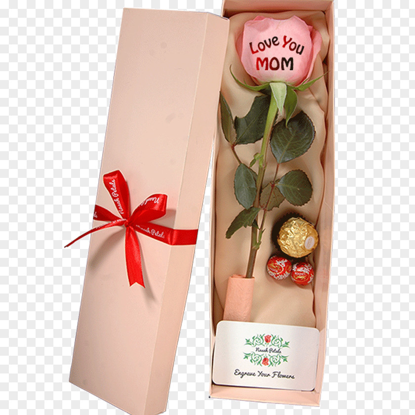 Gift Paper Box Mother's Day Rose PNG