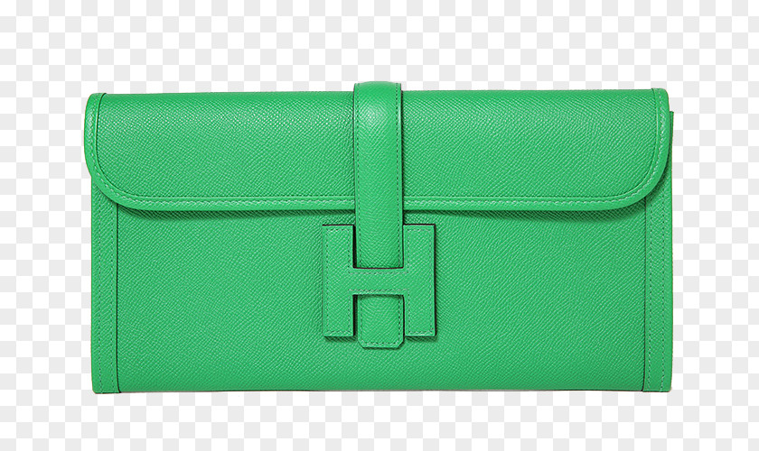 HERMES (Hermes) Bamboo Green Leather Clutch Hermxe8s Bag Google Images PNG