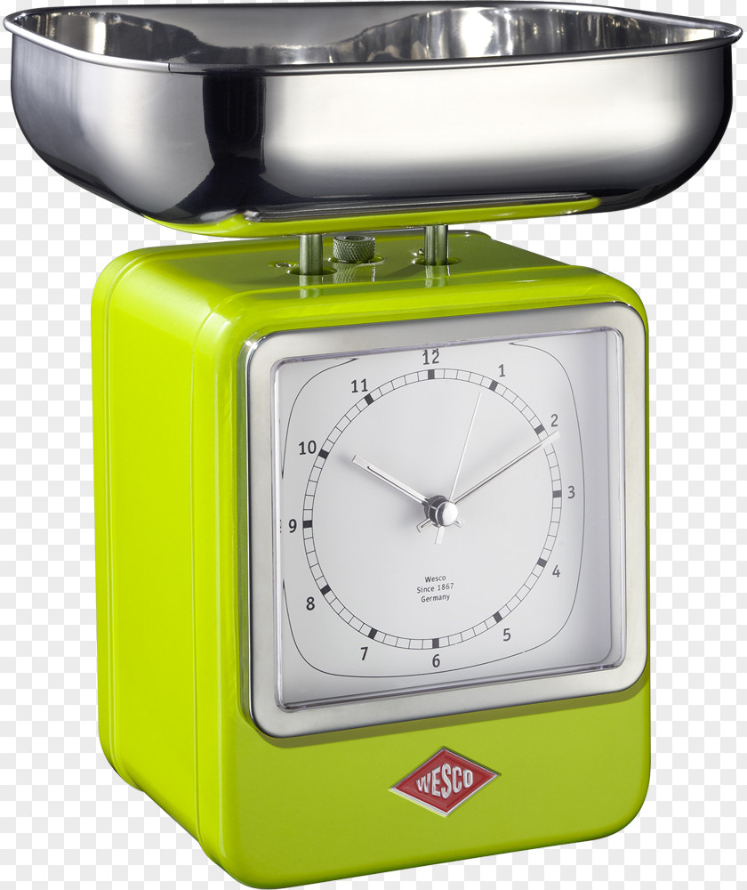 Kitchen Kitchenware Measuring Scales WESCO International Clock PNG