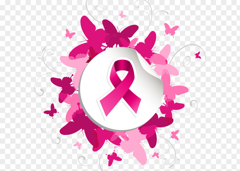 Pink Ribbon Breast Cancer Awareness Month PNG ribbon ribbon, breast cancer clipart PNG