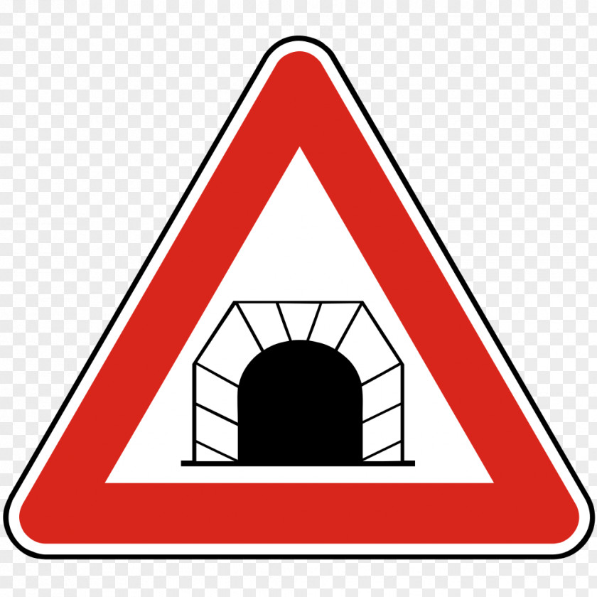 Tunnel Traffic Sign Road PNG