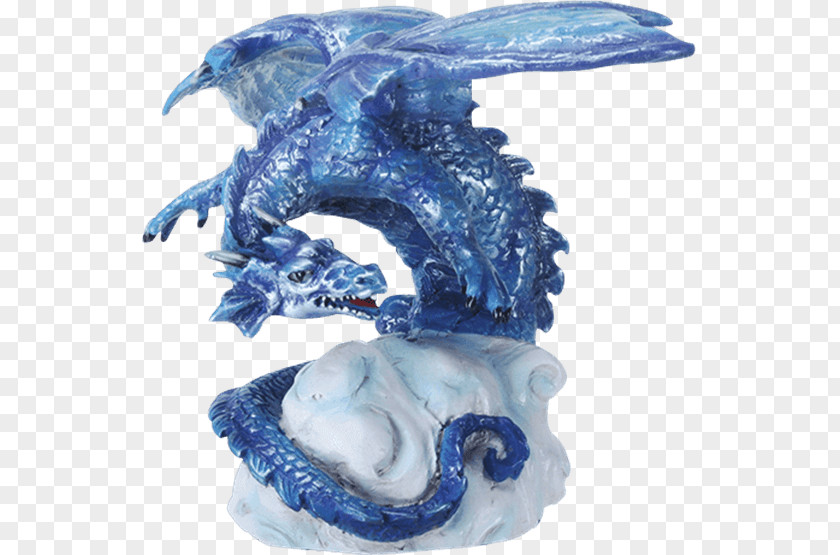 Dragon Cobalt Blue Figurine Organism PNG