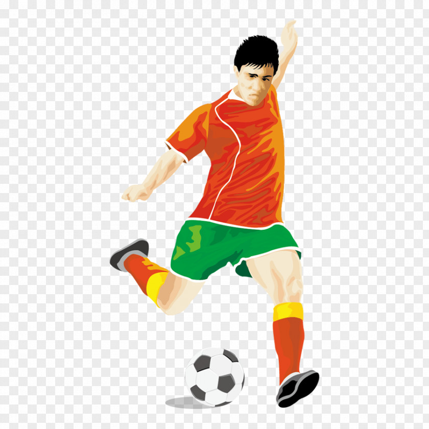 Man Playing Soccer Football Sport Kick PNG