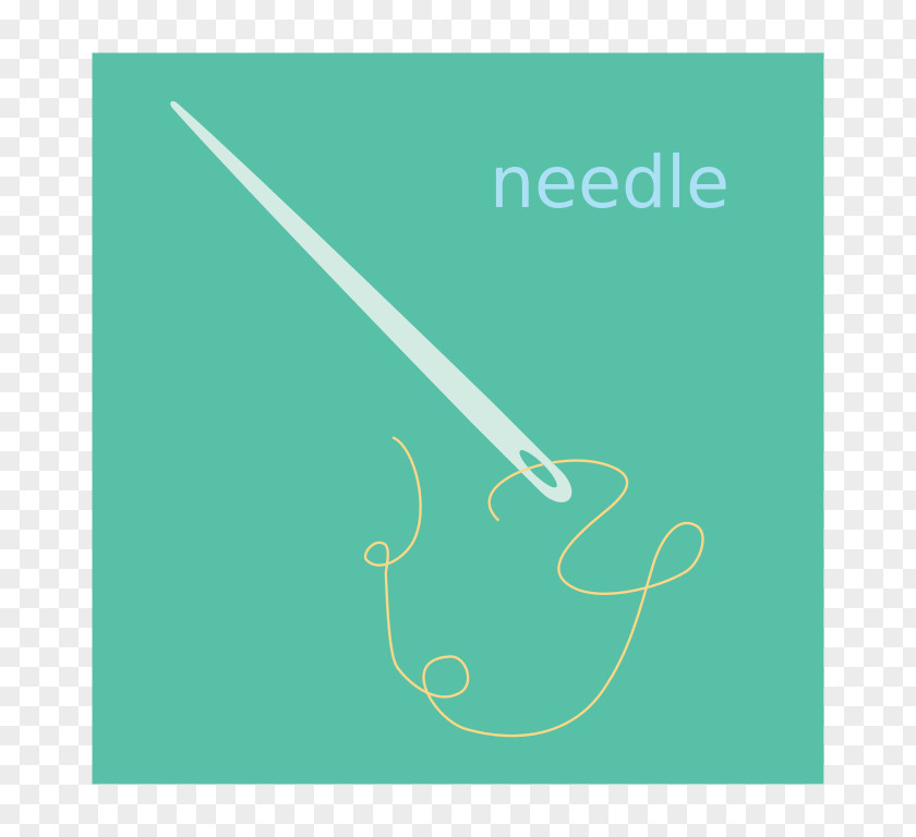 Sewing Needle Wikimedia Commons Foundation Creative Wikipedia PNG