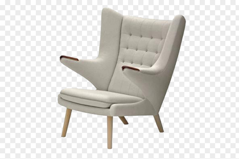 White Armchair Bear Eames Lounge Chair Egg PNG