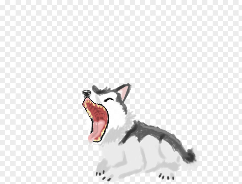 Yawn Whiskers Snout Cartoon Character PNG