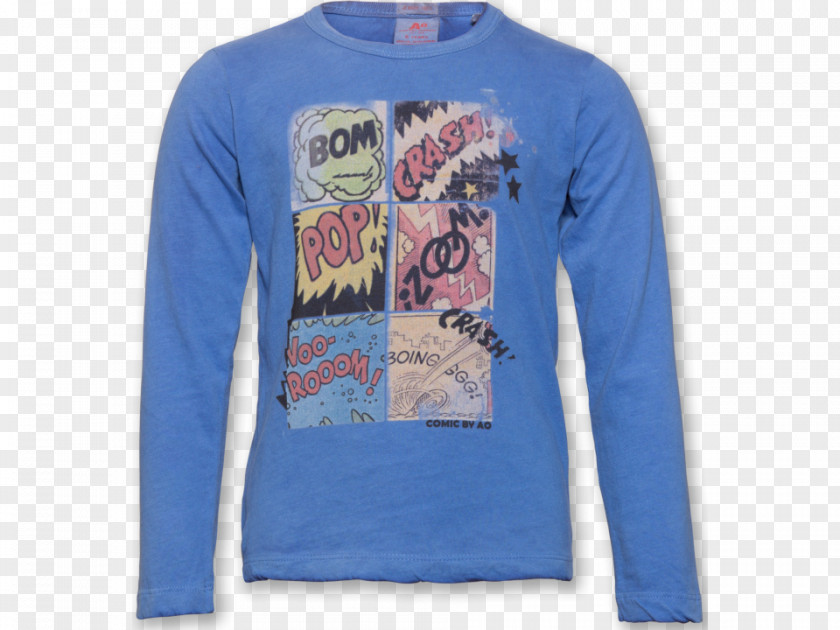 American Comics Long-sleeved T-shirt Sweater Bluza PNG
