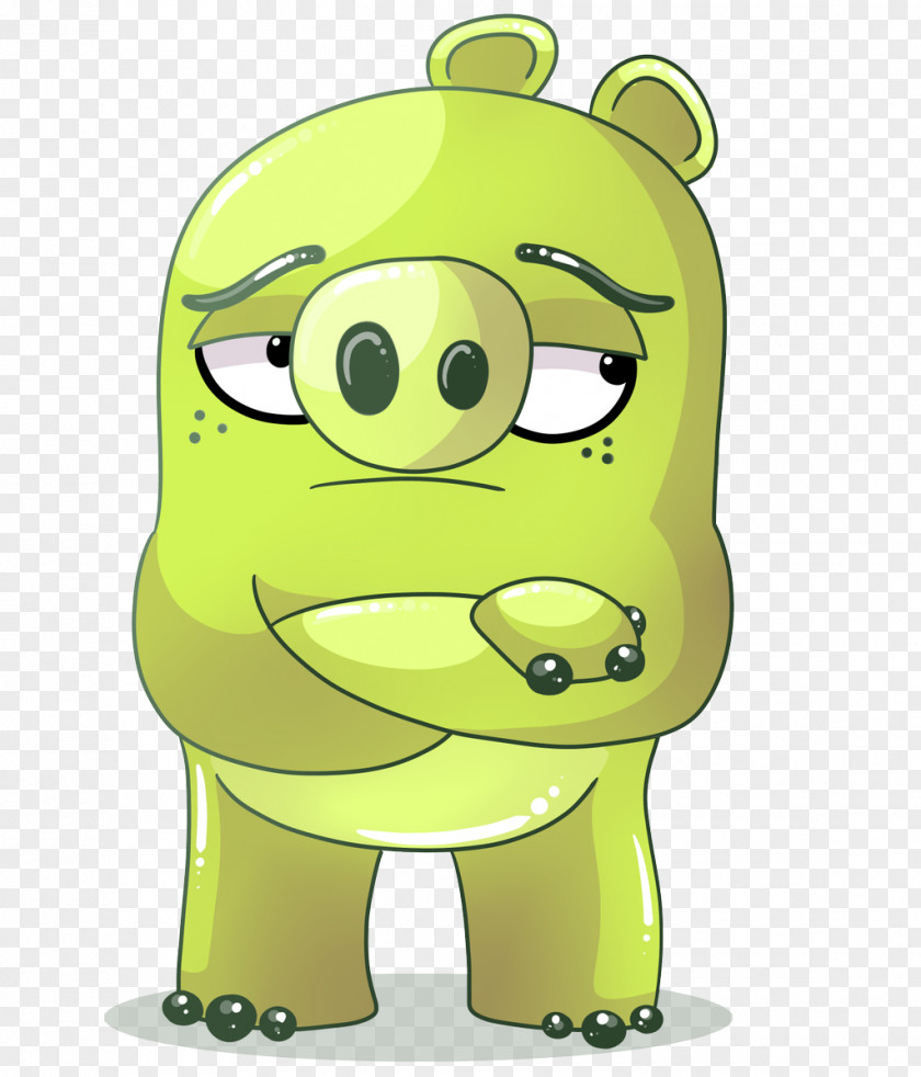 Pig Bad Piggies Angry Birds Possessed Green Soup PNG