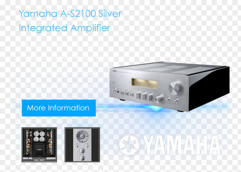 RF Modulator Audio Power Amplifier Yamaha A-S2100 Electronics PNG