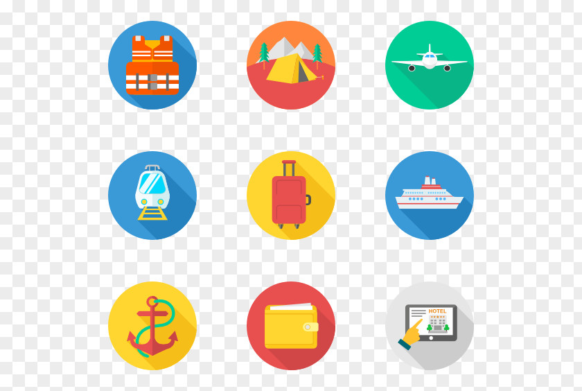 Travel Elements Symbol Icon Design PNG