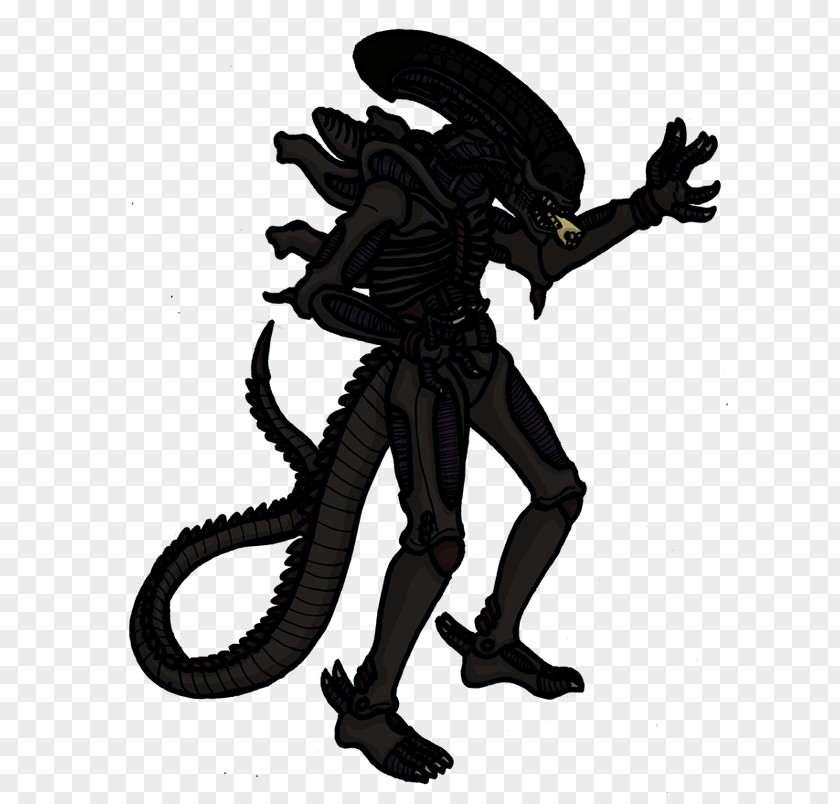 Xenomorph Alien Drawing Art Godzilla Monster PNG