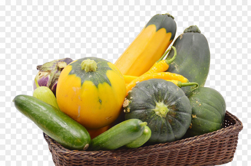 A Basket Of Vegetables Gourd Vegetarian Cuisine Calabaza Winter Squash Vegetable PNG