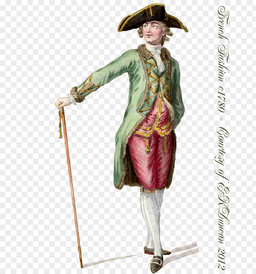 Fashion France 18th Century French Revolution 1700s 1780s PNG