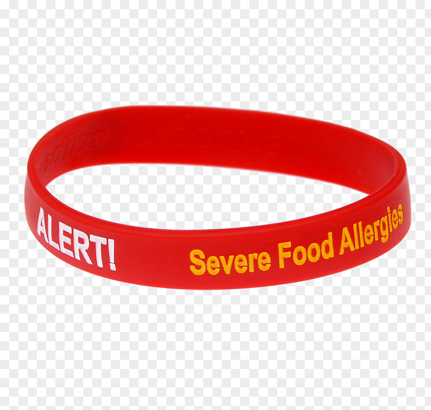 Food Allergy Wristband Bangle Product PNG