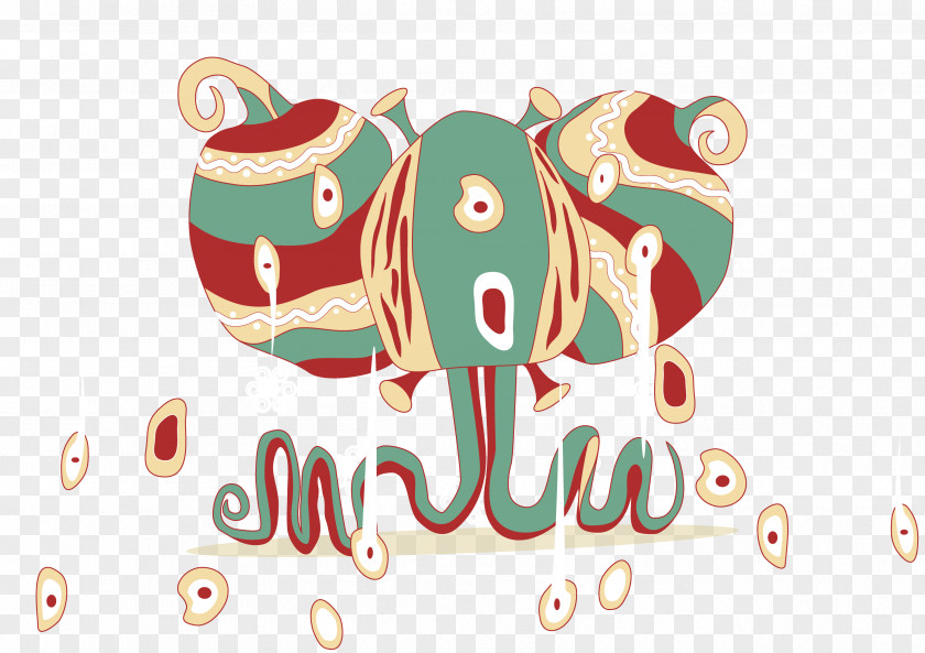 Octopus Graphic Design Illustration Logo Clip Art PNG