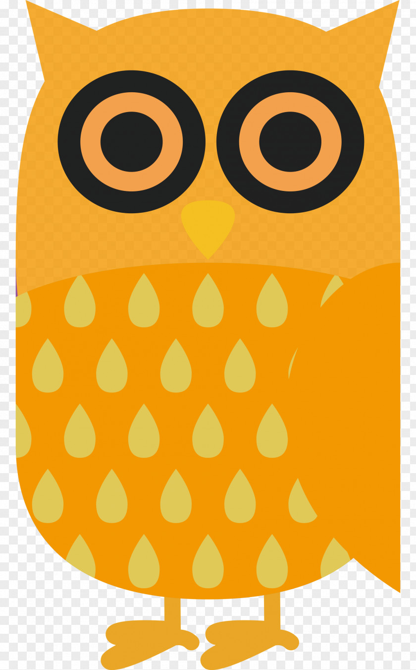 Owl M Yellow Meter Beak Line PNG