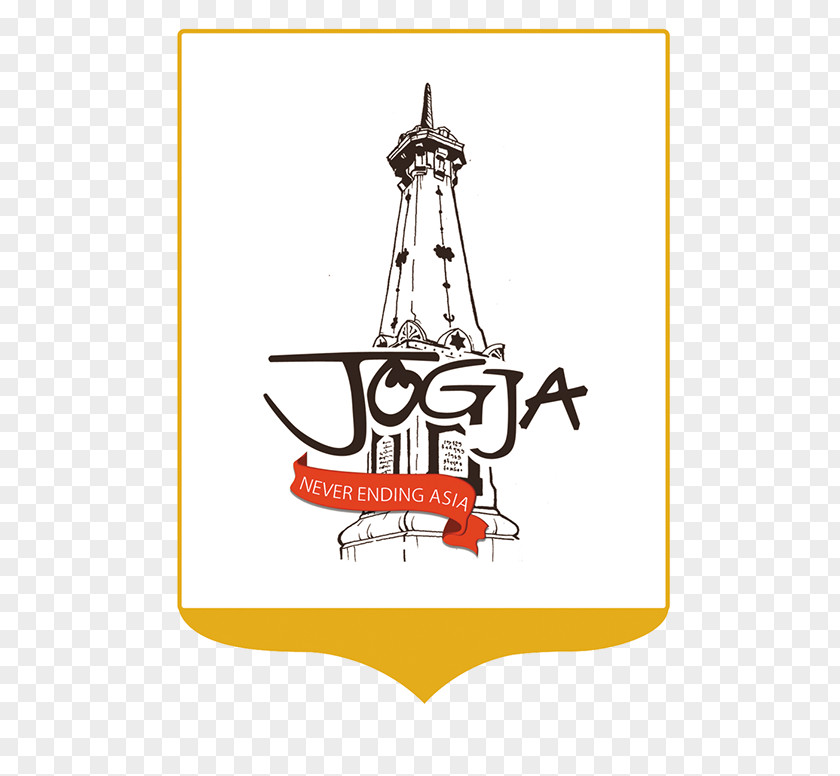 Tugu Jogja Yogyakarta Animaatio Logo Font PNG