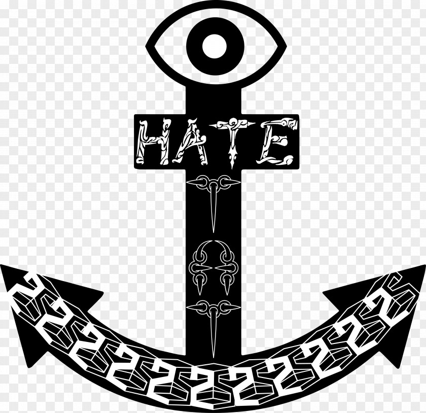 Vector Anchor Tattoo Hatred Clip Art PNG