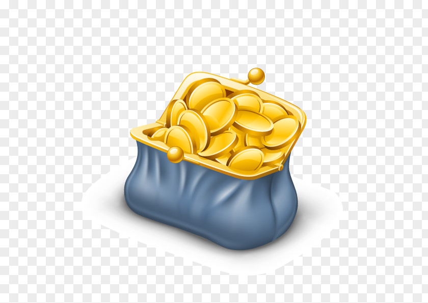 Vector Cartoon Bag Of Gold Coins Money Coin Clip Art PNG