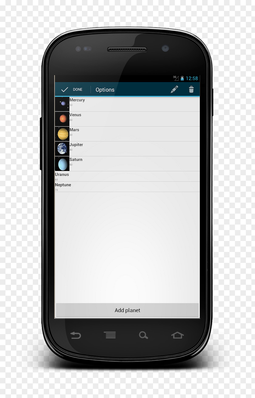 Context Menu Smartphone Feature Phone Android .exe PNG