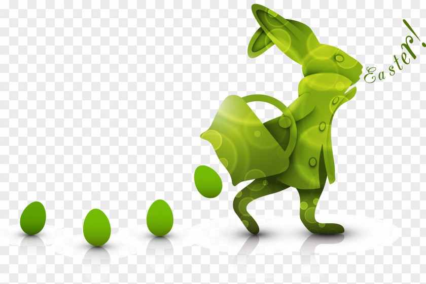 Green Eggs Easter Bunny Vector Egg Clip Art PNG