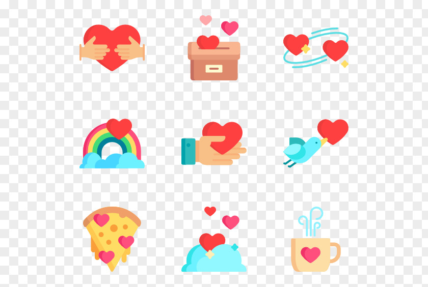 I Love Heartbreak Confetti Clip Art PNG