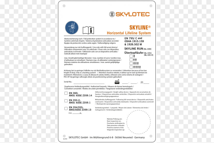 Italy Skyline Text SKYLOTEC Rope Rescue Safety Harness Person PNG