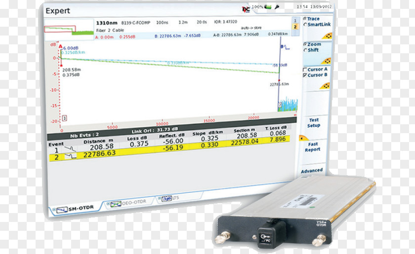 Module Optical Time-domain Reflectometer Viavi Solutions Fiber Electronics JDSU PNG