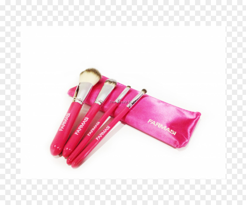Pink Brush Makeup Foundation Lip Gloss Cosmetics PNG