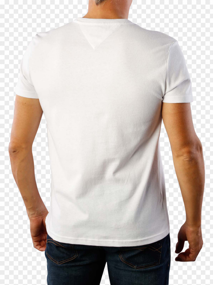 Tommy Hilfiger Logo Long-sleeved T-shirt Shoulder PNG