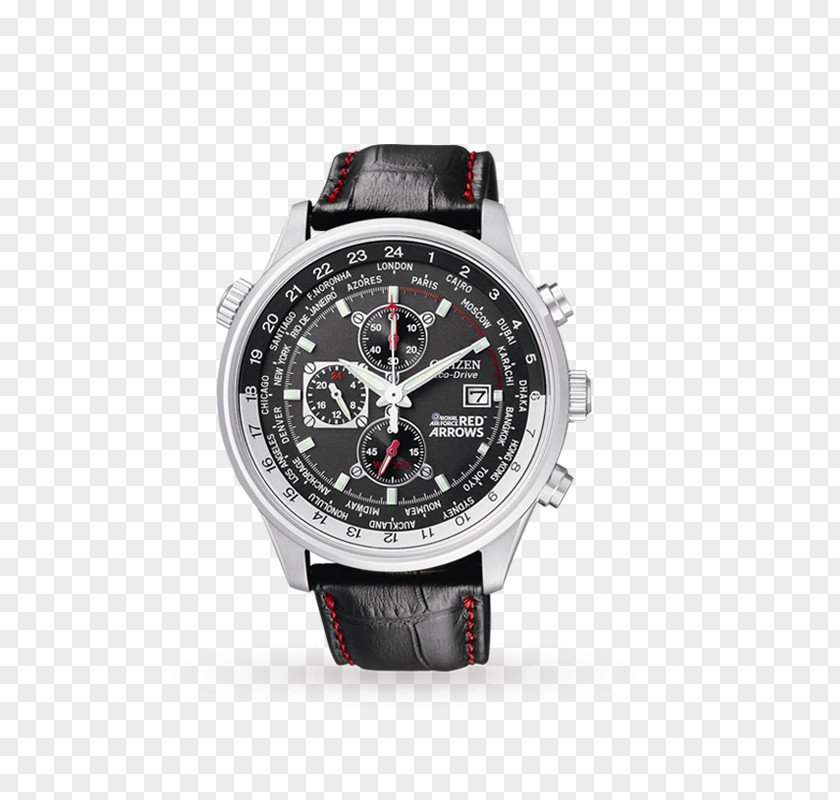 Watch Eco-Drive Citizen Holdings Chronograph Red Arrows PNG