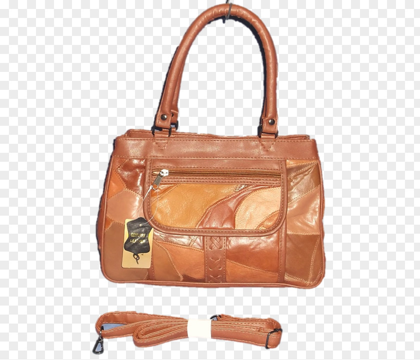 Bag Tote Leather Brown Caramel Color Hand Luggage PNG