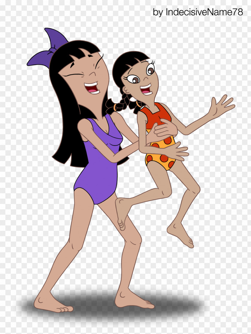 Candace Flynn Stacy Hirano One-piece Swimsuit Happy Birthday, Isabella! PNG