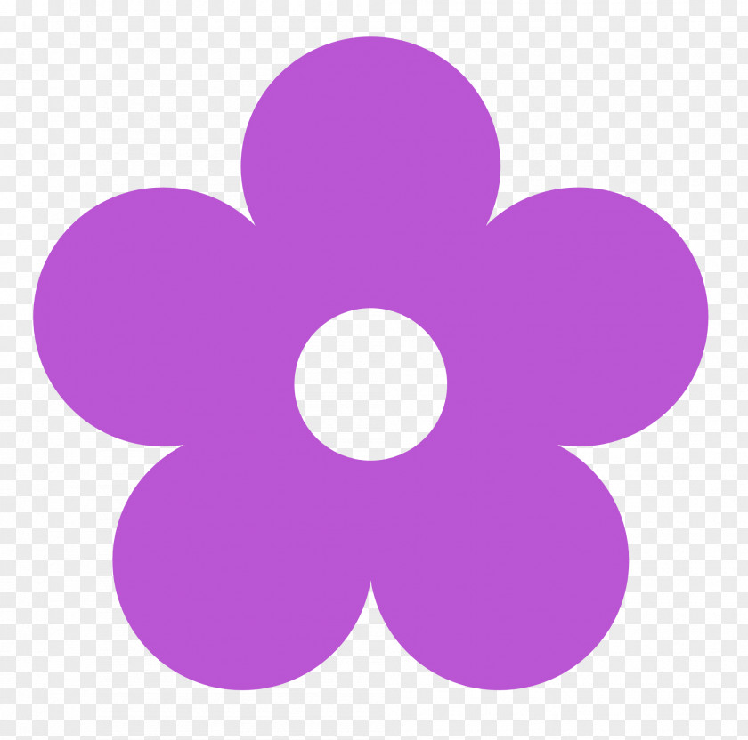 Colors Cliparts Purple Flower Violet Free Content Clip Art PNG
