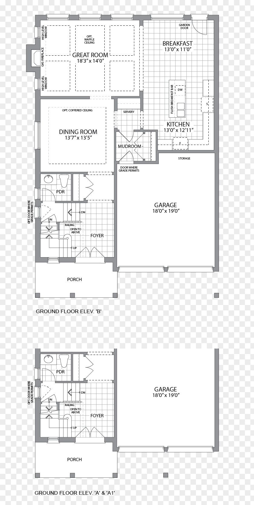 Ground Floor Plan Technical Drawing Product Design PNG