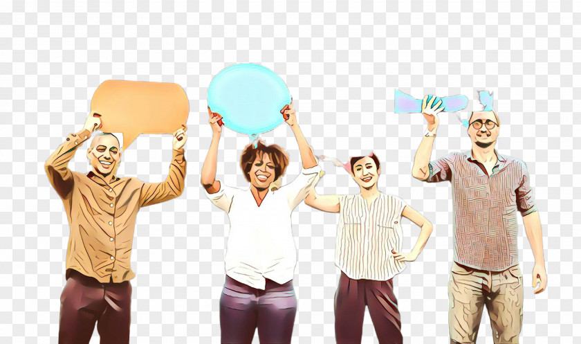 Happy Team Group Of People Background PNG