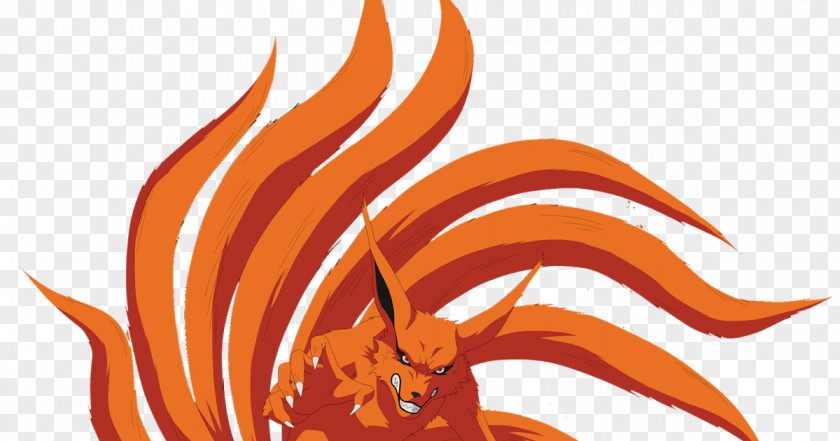 Naruto Kurama Uzumaki Tailed Beasts Gumiho Kitsune PNG