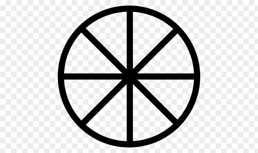 Symbol Book Of Shadows Sun Cross Paganism Solar Wheel The Year PNG