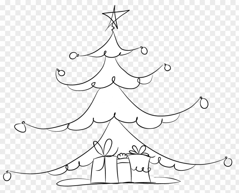 Christmas Tree Ornament Spruce Clip Art PNG