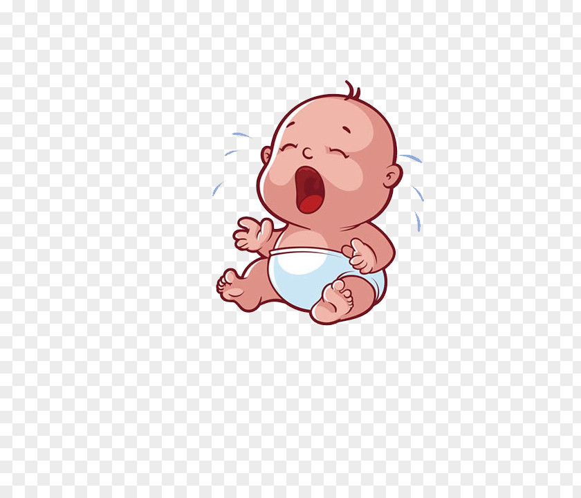 Crying Baby Infant Cartoon Drawing Child PNG