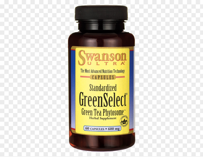 Tea Dietary Supplement Phytosome Swanson Health Products Capsule PNG