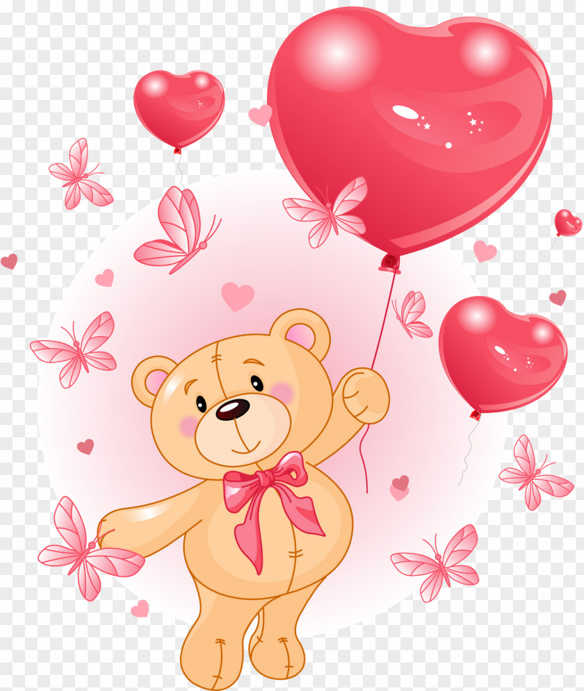 Teddy Bear Heart Stock Photography PNG bear photography, amor, holding hear shaped balloon illustration clipart PNG