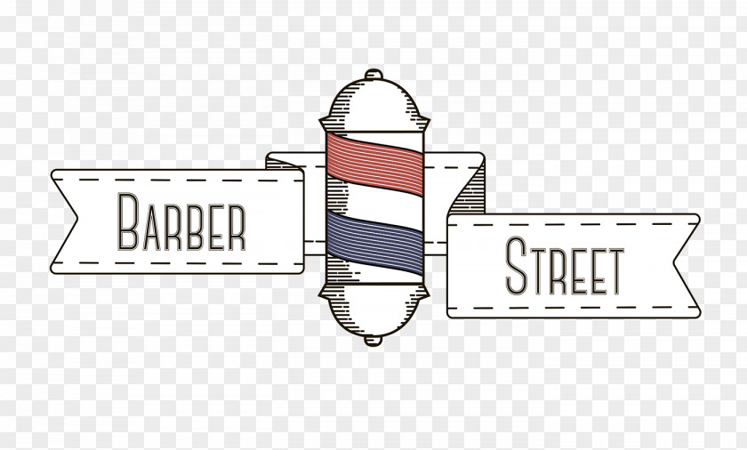 Baber Graphic Barber Street Hairdresser School Razor PNG